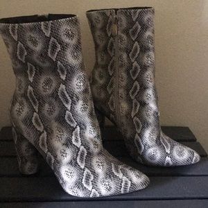 Snakeskin boots